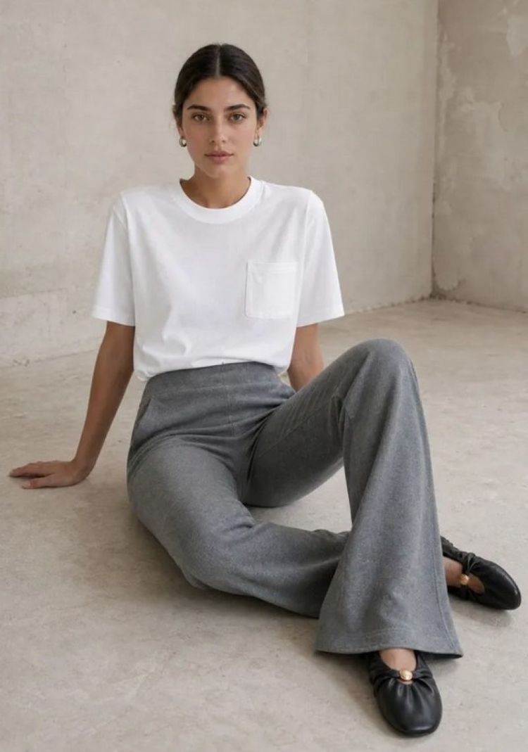 VISCOSE WIDE PANTS